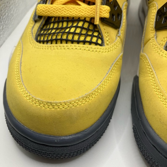 Nike Air Jordan 4 IV Sneakers Retro GS Lightning 2021 Shoes XI Thunder - Picture 4 of 11